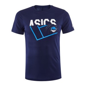 T-SHIRT HOMME ASICS PRACTICE MARINE