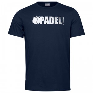 T-SHIRT HEAD PADEL JUNIOR MARINE