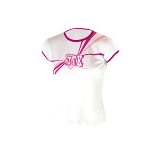 TEE SHIRT TTK  FEMME TSKW 11 BLANC ROSE