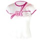 TEE SHIRT TTK  FEMME TSKW 11 BLANC ROSE